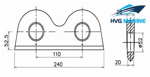 CONTAINER-SECURING FITTING 0086