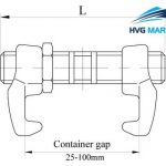 CONTAINER-SECURING FITTING 0090