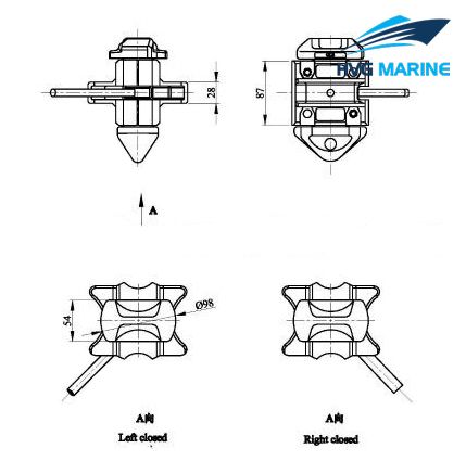CONTAINER-SECURING FITTING 0094